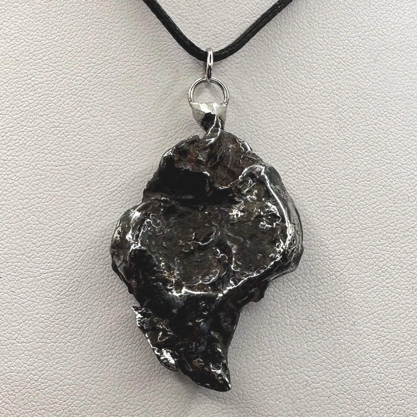 Sikhote-Alin Meteorite Pendant 37.31 grams, Polished Meteorite Pendant, Astronomy Gift, Authentic Meteorite, Space Gift, Meteorite Jewelry