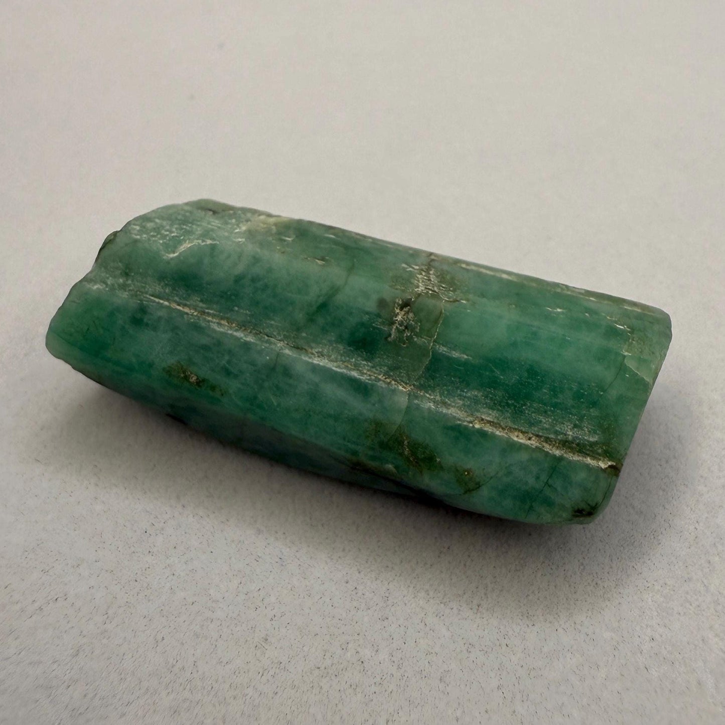 Polished Rough Emerald, Emerald Stone, Authentic Emerald, Brazilian Emerald, Heart Chakra, Brazilian Emerald, 12.81 grams/64.05 Carats