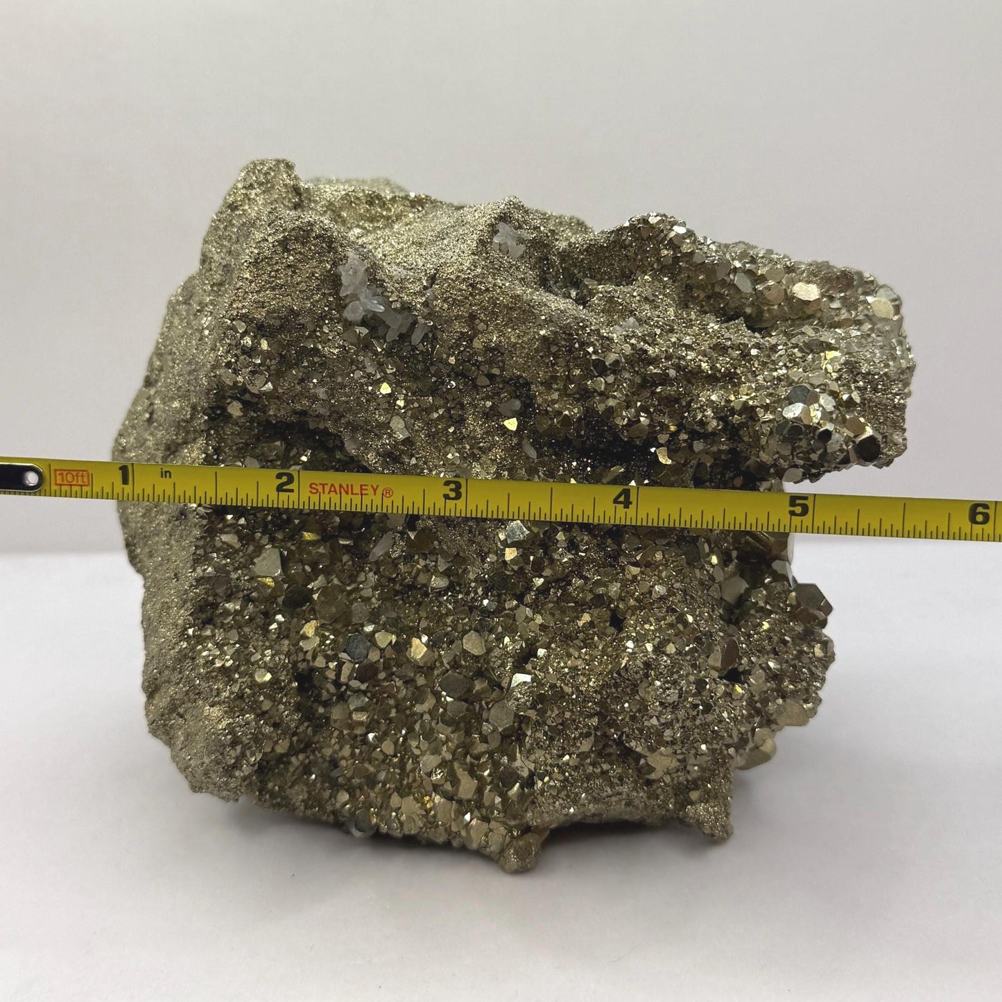 Beautiful Large Pyrite Specimen, Raw Pyrite, Balance, Peruvian Pyrite, willpower, Office Decor, Office Decor, Fools Gold, 6 lbs 6.3 ounces