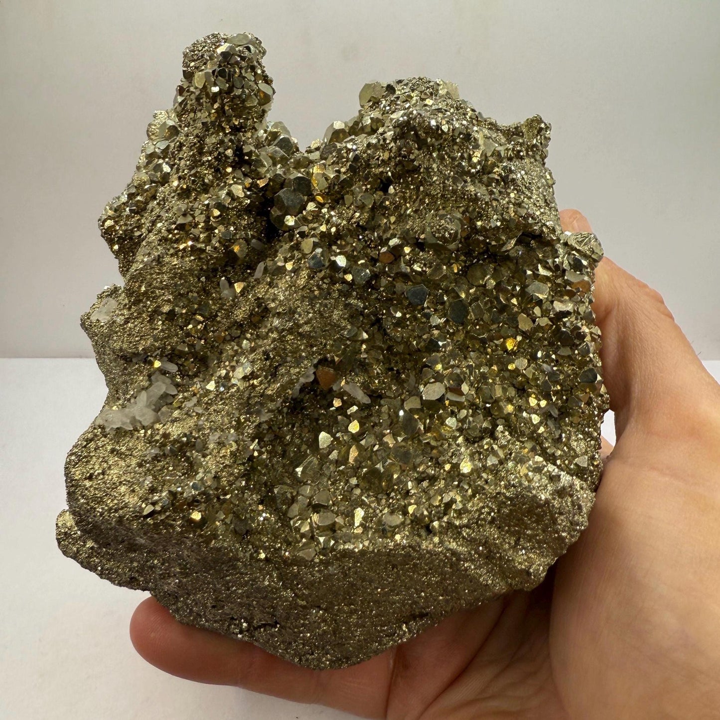 Beautiful Large Pyrite Specimen, Raw Pyrite, Balance, Peruvian Pyrite, willpower, Office Decor, Office Decor, Fools Gold, 6 lbs 6.3 ounces