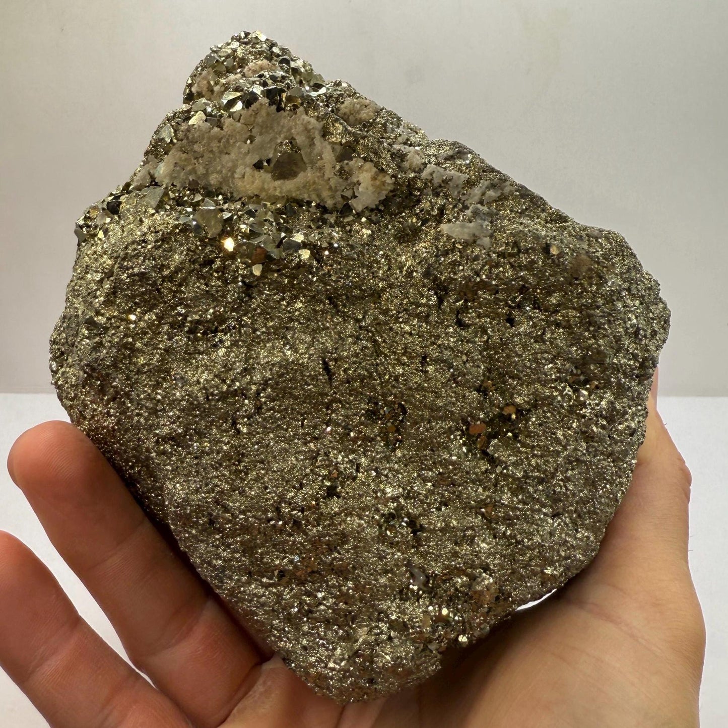 Beautiful Large Pyrite Specimen, Raw Pyrite, Balance, Peruvian Pyrite, willpower, Office Decor, Office Decor, Fools Gold, 6 lbs 6.3 ounces