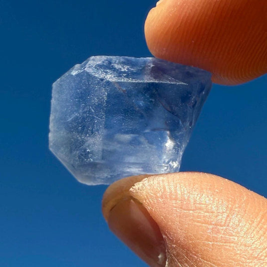 Rare Blue Dumortierite Crystal from Bahia, Brazil, Terminated– 4.16g/20.8ct, Gemstone for Collectors, Meditation, Reiki, Healing Decor