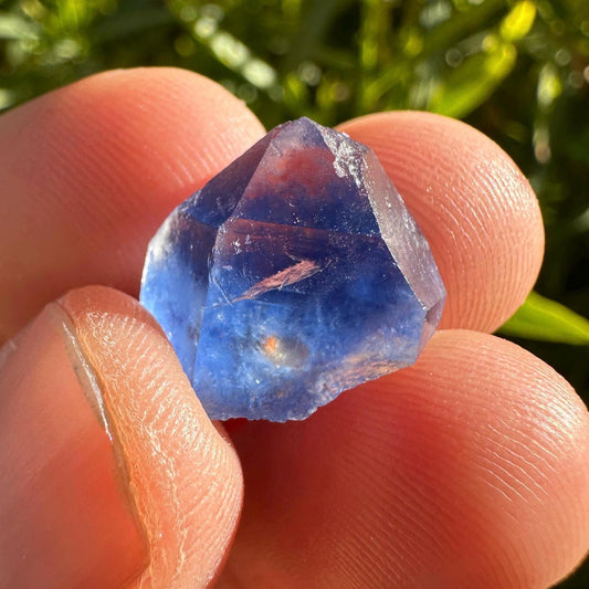 Rare Blue Dumortierite Crystal from Bahia, Brazil, Terminated– 2.69/13.45ct, Gemstone for Collectors, Meditation, Reiki, Healing Decor