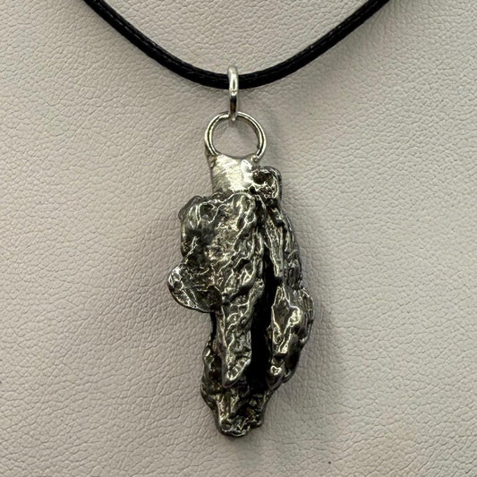 Beautiful Meteorite Campo del Cielo Pendant 10.96 Grams, Astronomy Gift, Authentic Meteorite, Meteorite Jewelry, Meteorite Pendant, COA