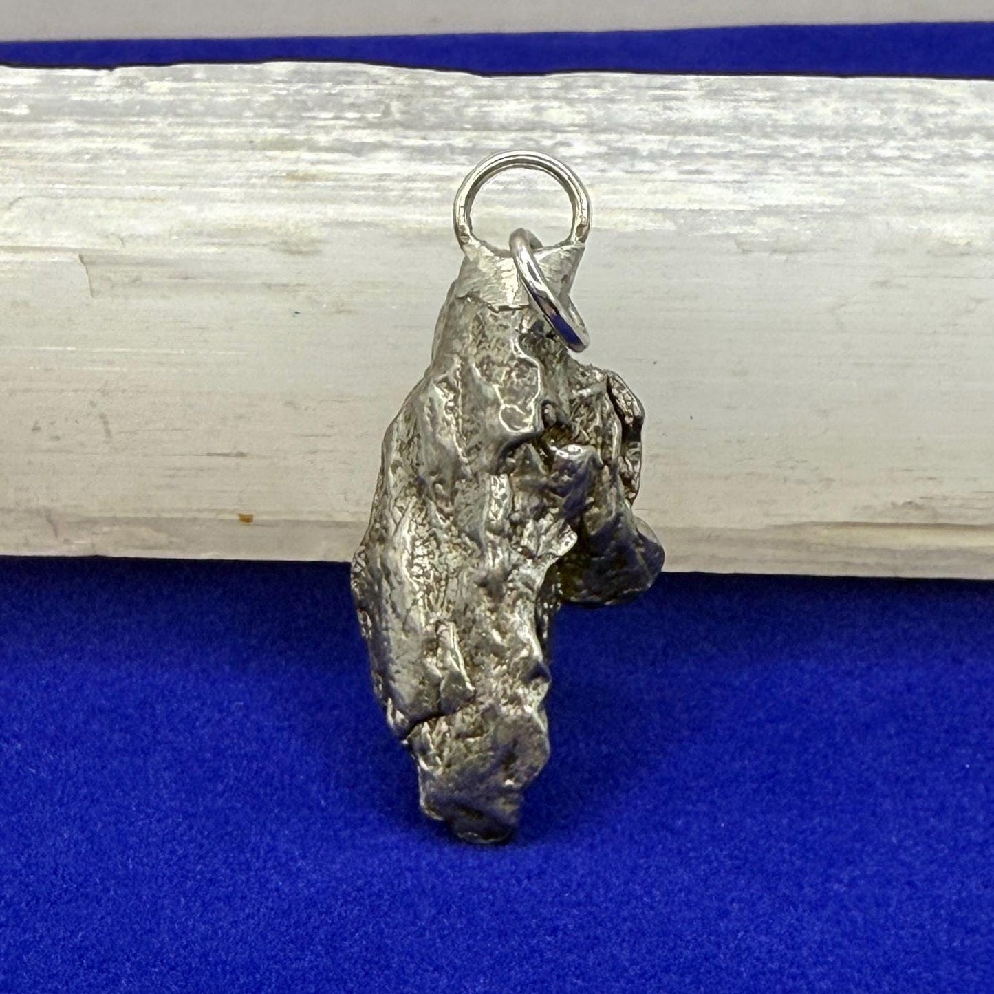 Beautiful Meteorite Campo del Cielo Pendant 10.96 Grams, Astronomy Gift, Authentic Meteorite, Meteorite Jewelry, Meteorite Pendant, COA