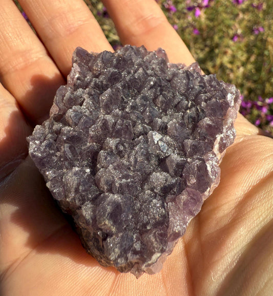 Deep Purple Amethyst Crystal, AAA+ Turkish Amethyst, Crystals, Alacam Mine, Crystal Collection, Crown Chakra, Turkey, 91.54 grams