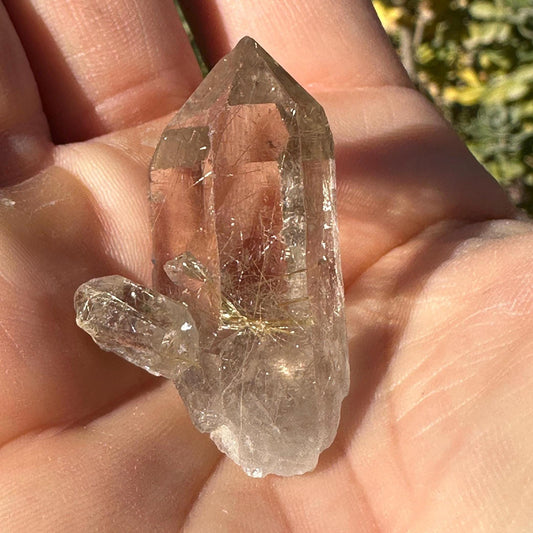 Rare Golden Rutilated Quartz, Brazilian Rutilated Quartz Crystal, Rultile Quartz, Brazilian Crystal, Fine Crystals, Novo Horizonte, 14.34g