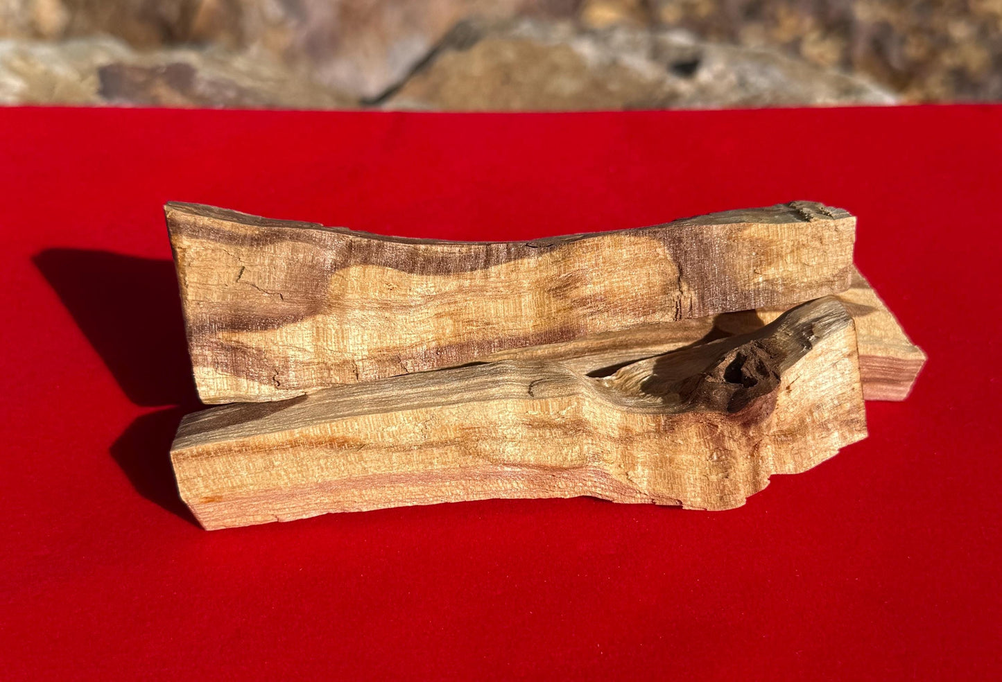 Peruvian Palo Santo Smudge Sticks | 1, 3, 6, 12 Stick Bundles + Aragonite Plate Option for Energy Cleansing & Purification