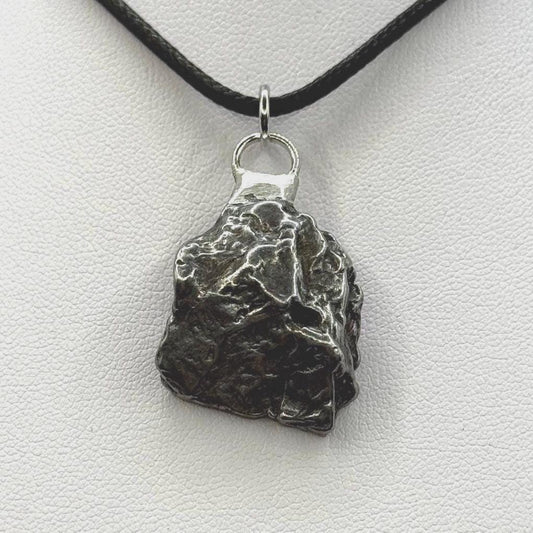 Beautiful Meteorite Campo del Cielo Pendant 15.73 grams, Astronomy Gift, Authentic Meteorite, Meteorite Jewelry, Meteorite Pendant, COA