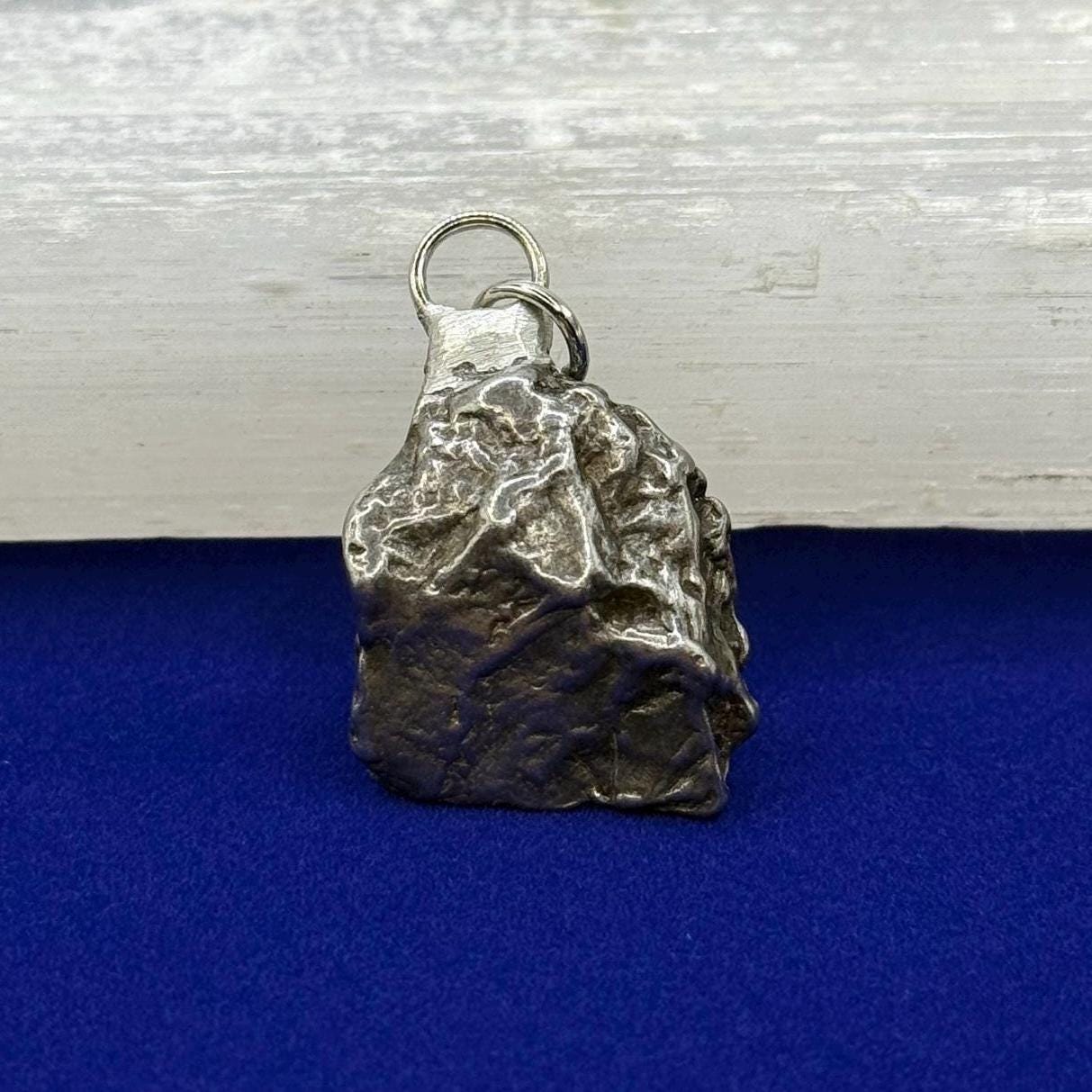 Beautiful Meteorite Campo del Cielo Pendant 15.73 grams, Astronomy Gift, Authentic Meteorite, Meteorite Jewelry, Meteorite Pendant, COA