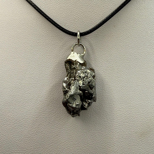 Campo del Meteorite Pendant, Astronomy Gift, Authentic Meteorite, Meteorite Jewelry, Meteorite Pendant, COA, Space Gift, 10.11 Grams