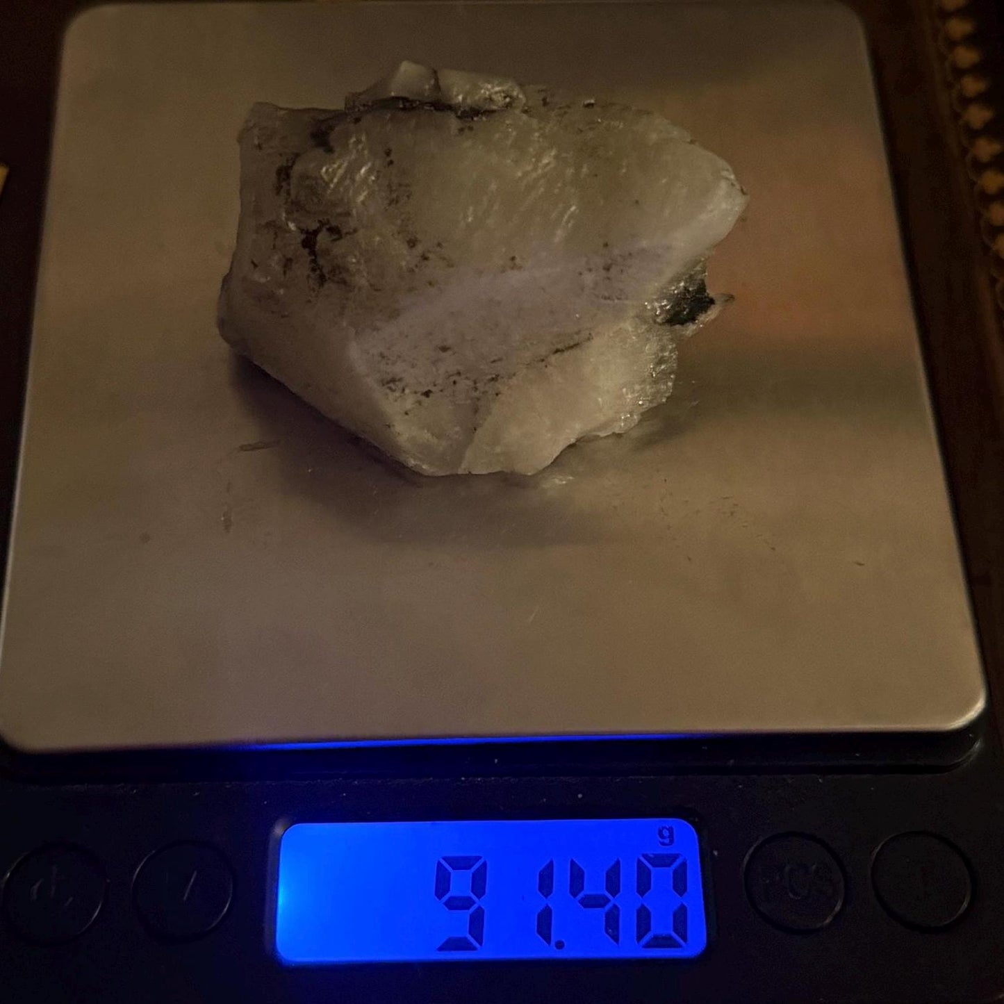 Rare Brazilian Phenacite Crystal 91.40g (457 Carats) High-Vibration Gem from Bahia, Brazil, Metaphysical & Collectible Crystal Specimen