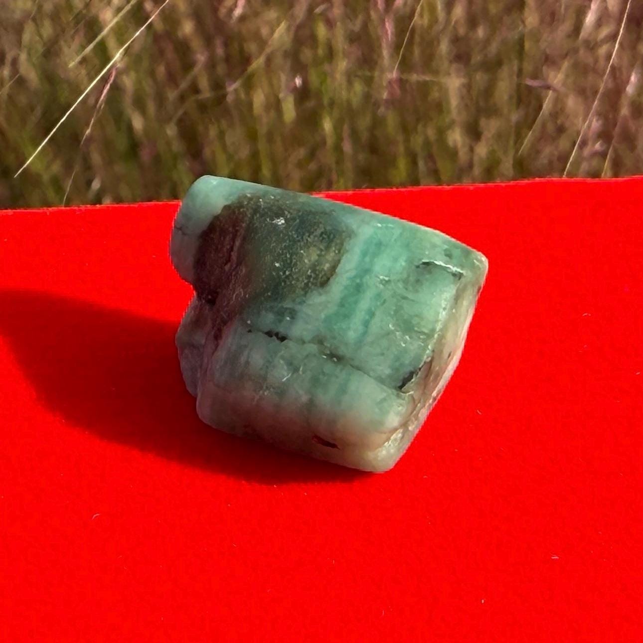 Polished Rough Emerald, Emerald Stone, Authentic Emerald, Brazilian Emerald, Heart Chakra, Brazilian Emerald, 4.18 grams/20.9 Carats