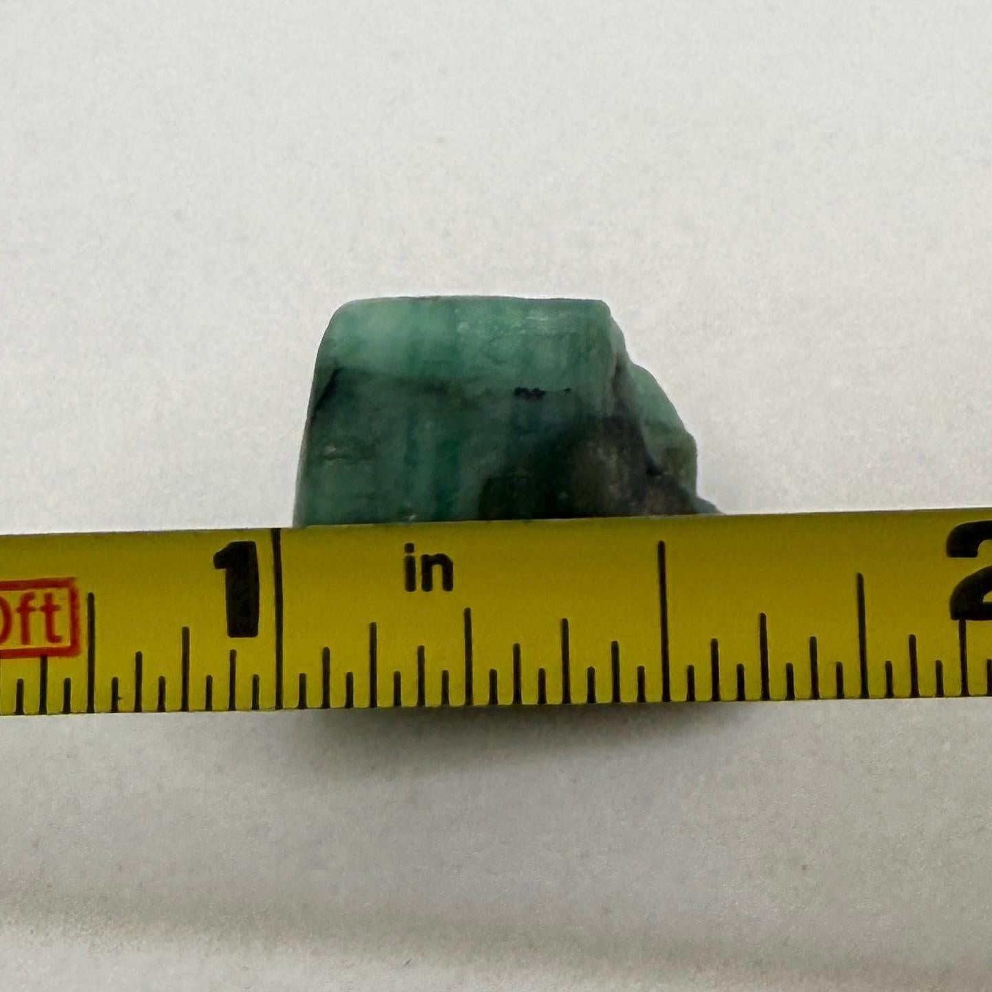 Polished Rough Emerald, Emerald Stone, Authentic Emerald, Brazilian Emerald, Heart Chakra, Brazilian Emerald, 4.18 grams/20.9 Carats