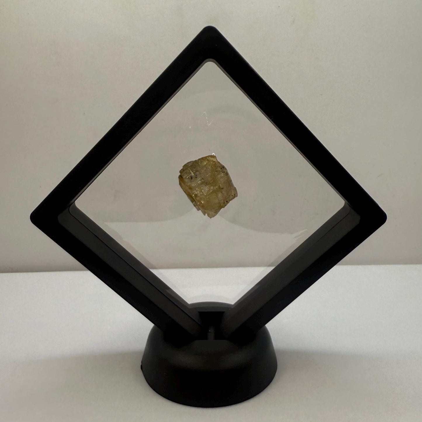 Golden Brazilian Phenacite, 5.57g (27.85 Carats) Tangerine Phenacite, High-Vibration Gemstone from Bahia, Brazil, Rare Collector’s Crystal