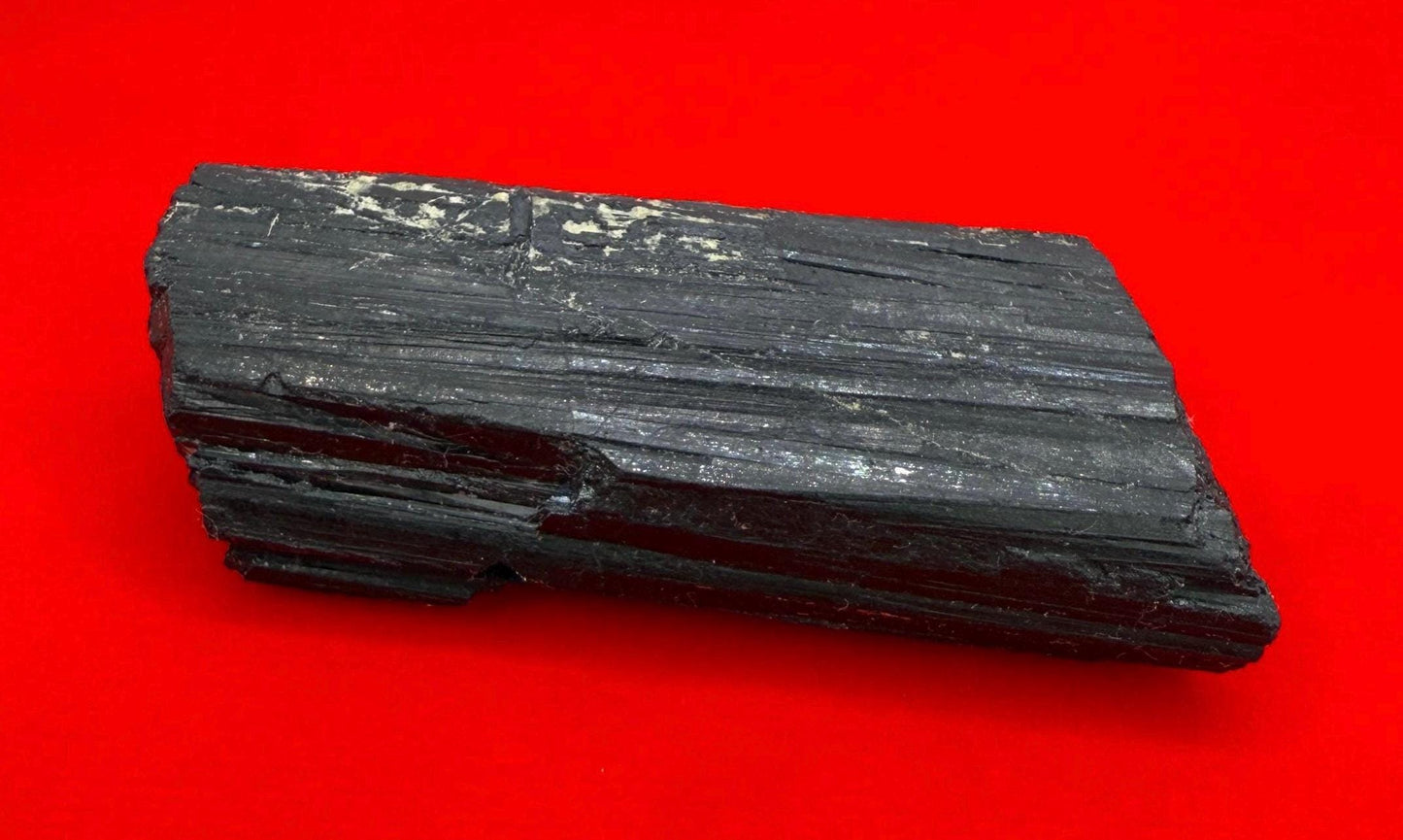 Black Tourmaline uncut natural stone, Psychic Protection, Rock Collection, Office Decor, Home Decor, 105.77 grams/3.7 ounces