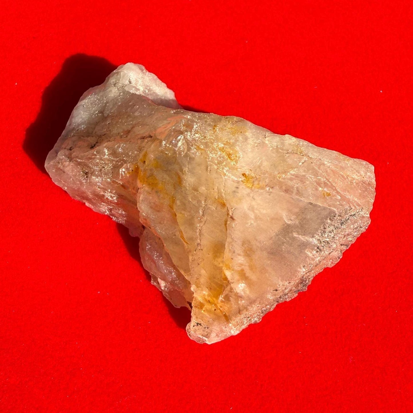 Rare Golden Brazilian Phenacite Crystal 64.67g, 323.35 carats, High-Vibration Energy Stone, Spiritual Growth, Transformation, and Meditation
