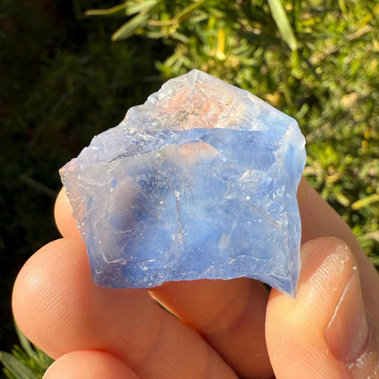 Rare Blue Dumortierite Crystal from Bahia, Brazil, Terminated– 23.70g/118.5ct, Gemstone for Collectors, Meditation, Reiki, Healing Decor