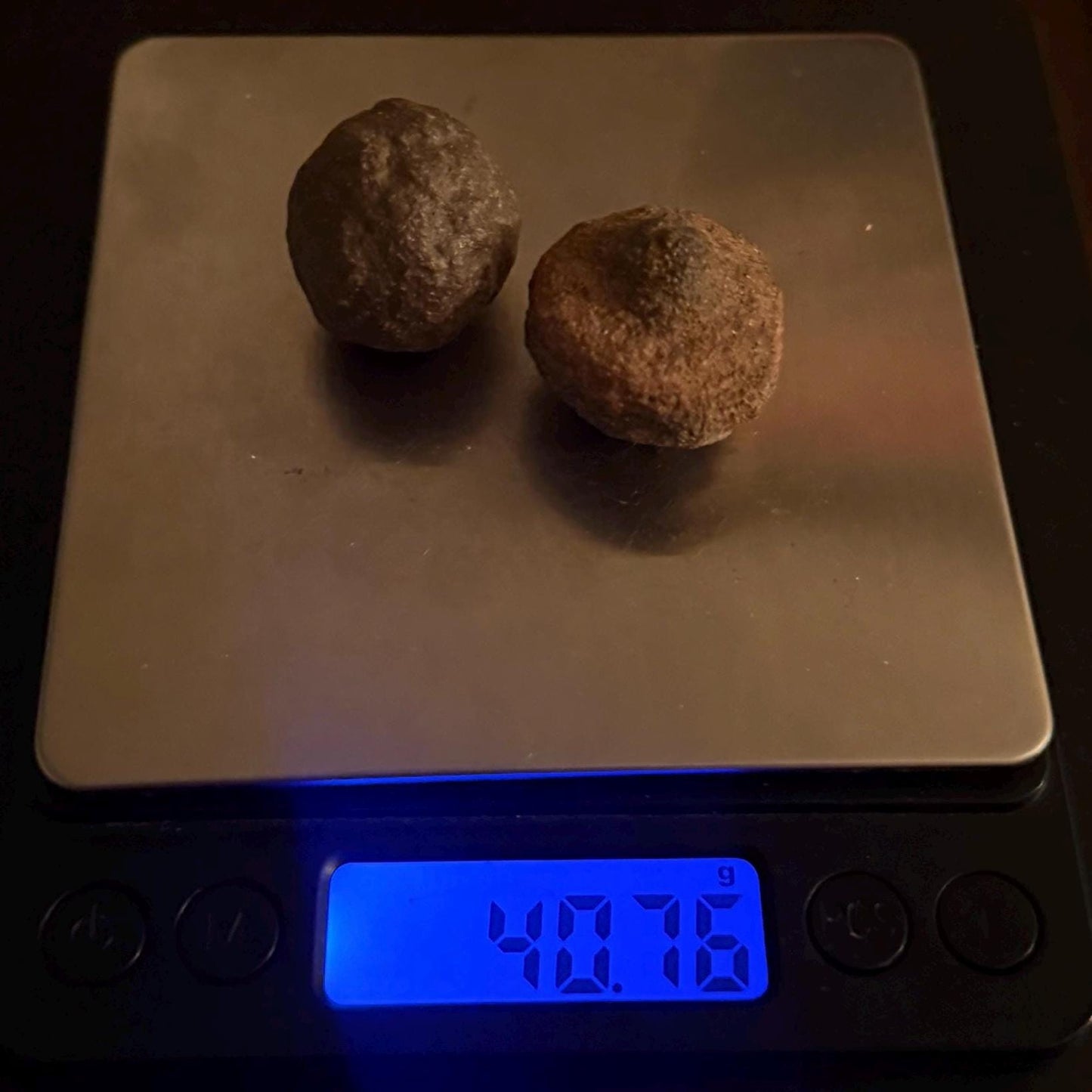 Moqui Marbles, Pair of Stones, Top Quality Stones, Shaman Stones, Southern Utah, Thunder Stones, Hopi Marbles, Sandstone, 40.76 grams