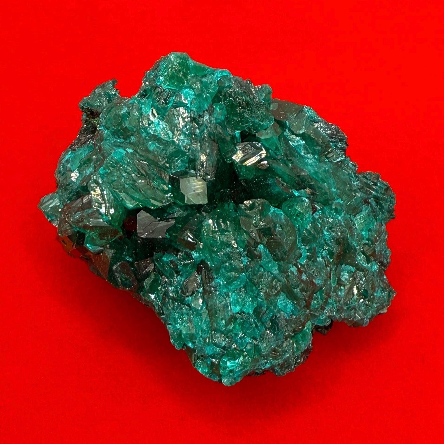 Dioptase, Dioptase Crystal, Deep Emerald Green Color, Authentic, Congo, Reiki, Heart Chakra, Compassion, Financial Abundance, 14.89 grams