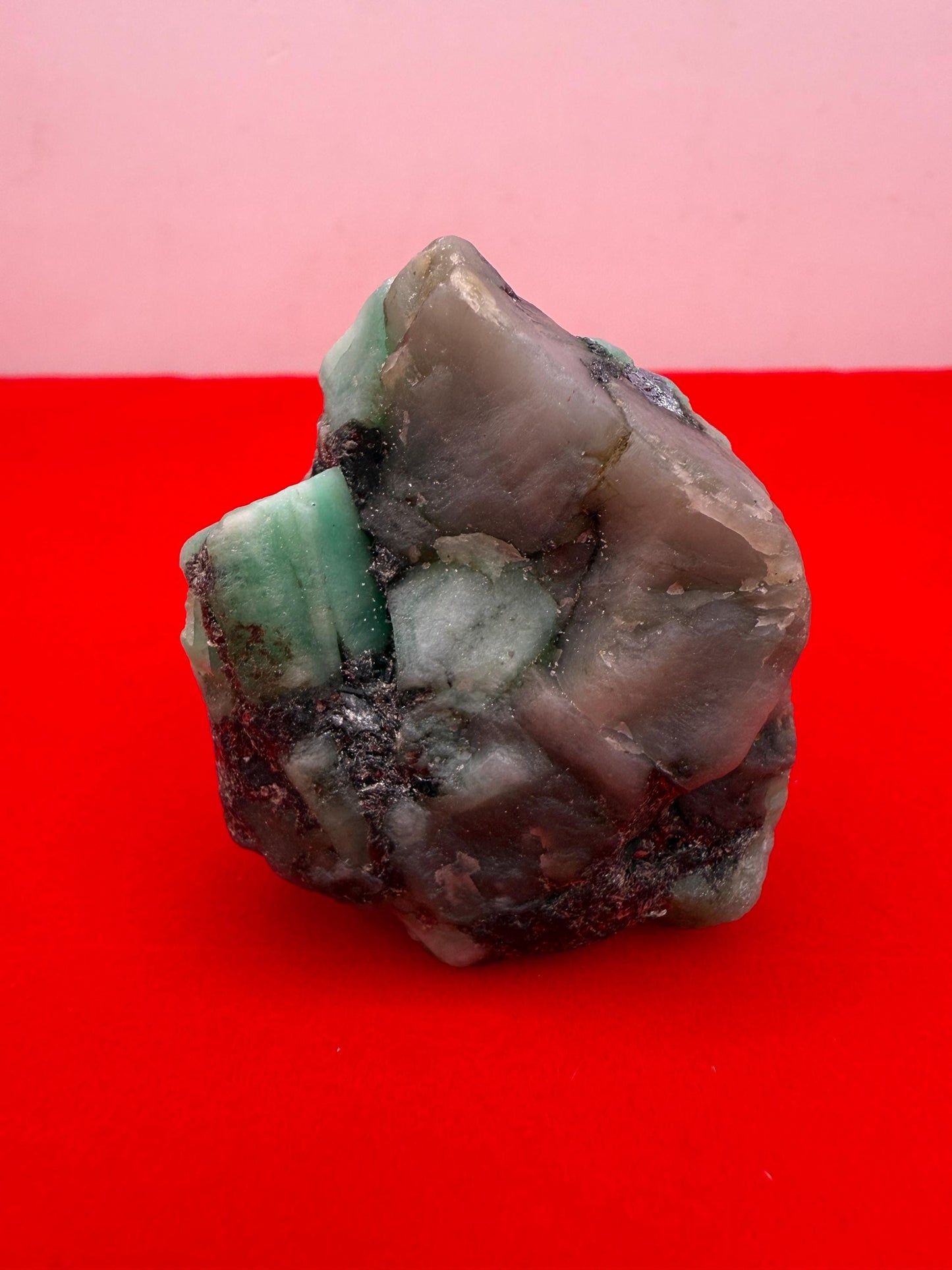 Polished Rough Emerald, Emerald Stone, Authentic Emerald, Brazilian Emerald, Heart Chakra, Brazilian Emerald, 61.66 grams/308.3 Carats