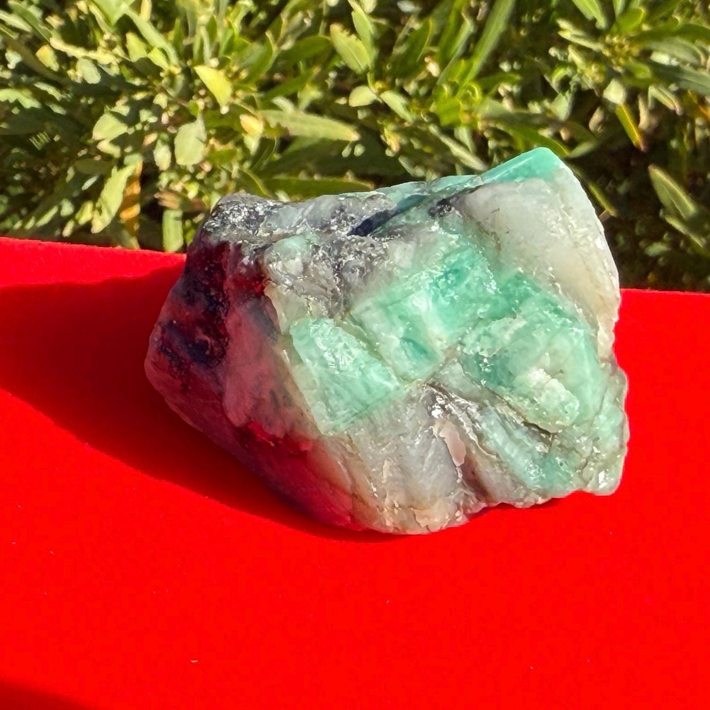 Polished Rough Emerald, Emerald Stone, Authentic Emerald, Brazilian Emerald, Heart Chakra, Brazilian Emerald, 61.66 grams/308.3 Carats