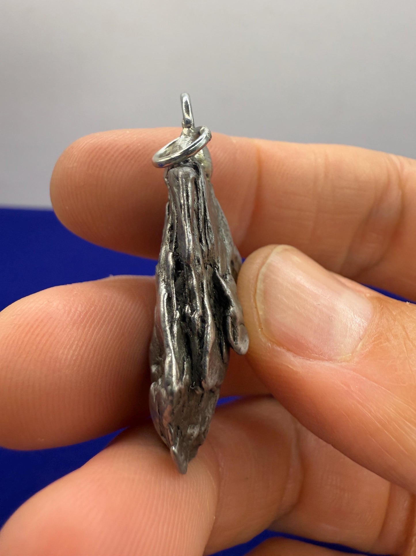 Beautiful Meteorite Campo del Cielo Pendant 19.08 grams, Astronomy Gift, Authentic Meteorite, Meteorite Jewelry, Meteorite Pendant, COA