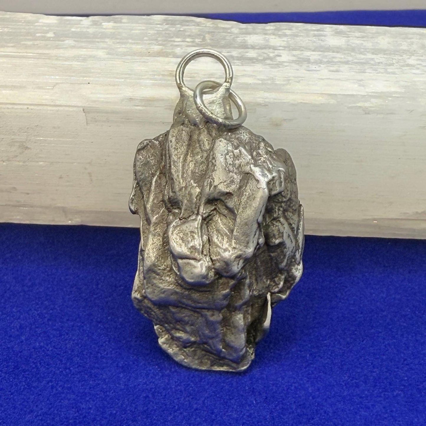 Beautiful Meteorite Campo del Cielo Pendant 19.08 grams, Astronomy Gift, Authentic Meteorite, Meteorite Jewelry, Meteorite Pendant, COA