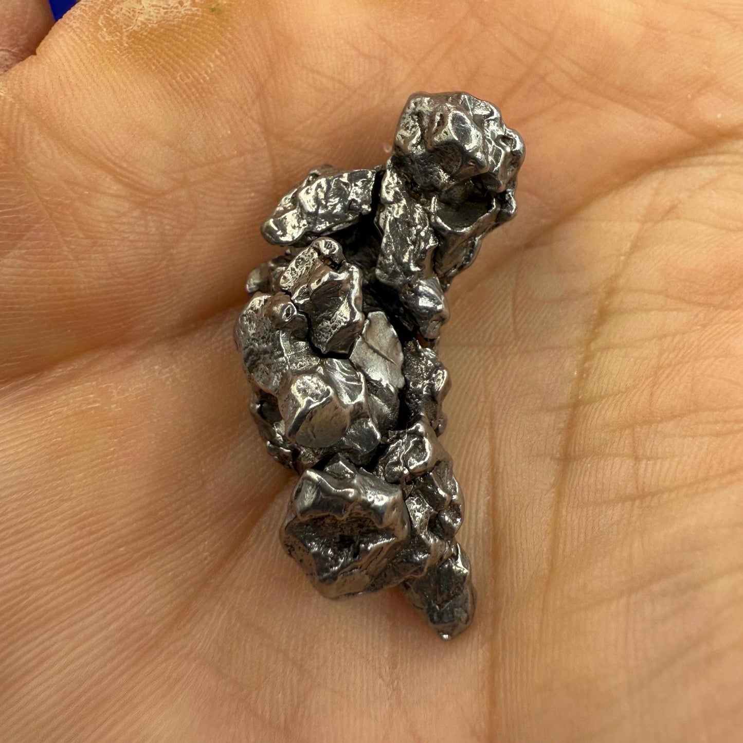 Unique Meteorite Specimen Campo del Cielo 18.11 grams, Rare Moving Piece, Reiki, Astronomy Gift, Display Case and Carrying Bag