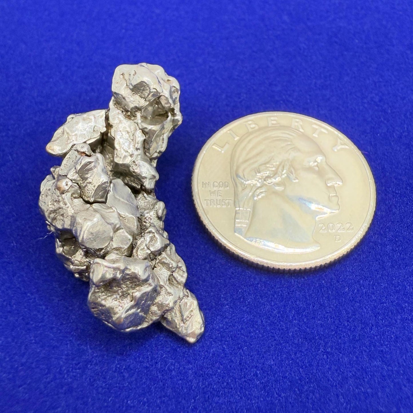 Unique Meteorite Specimen Campo del Cielo 18.11 grams, Rare Moving Piece, Reiki, Astronomy Gift, Display Case and Carrying Bag
