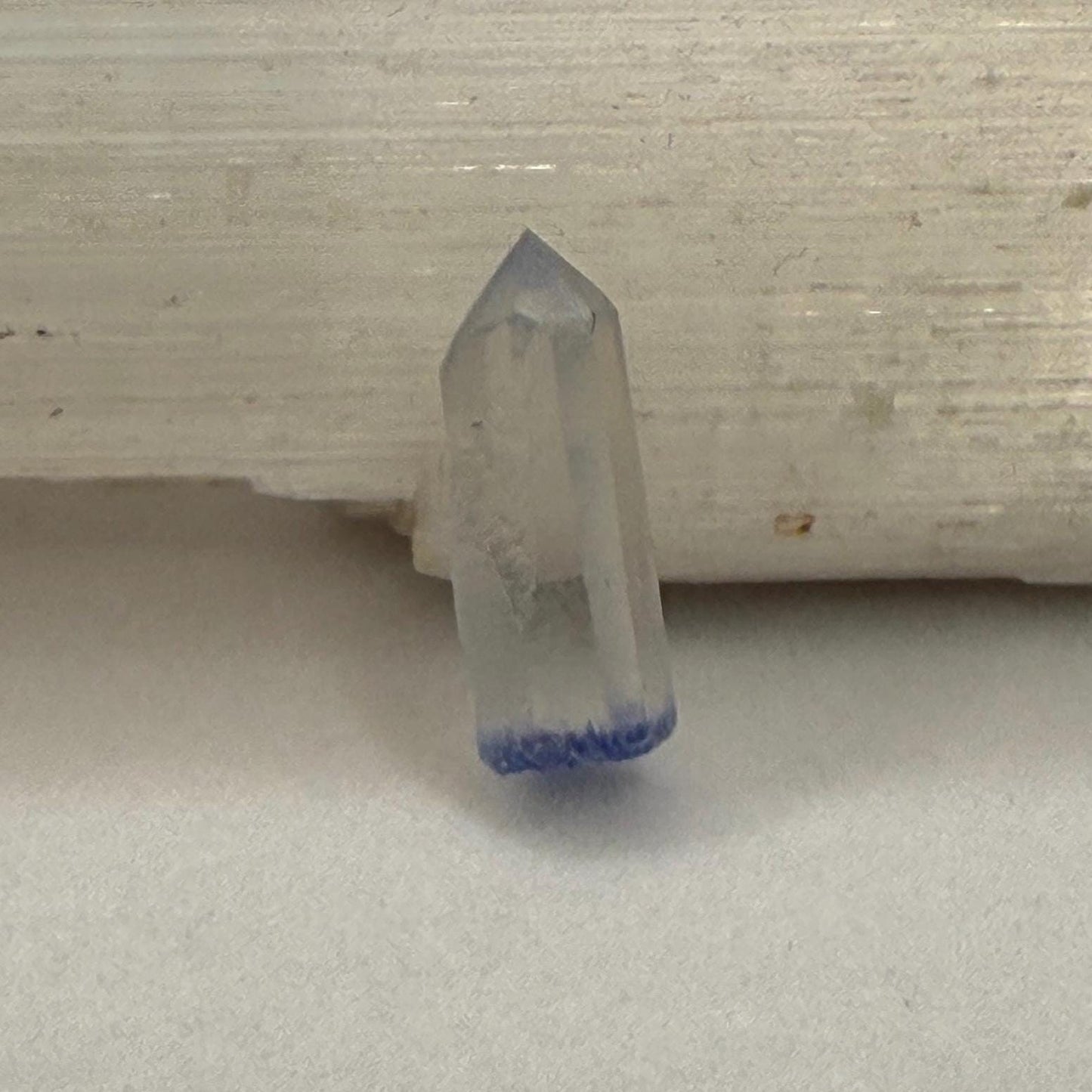 Rare Blue Dumortierite Crystal from Bahia, Brazil, Terminated– 0.66g/3.3ct, Gemstone for Collectors, Meditation, Reiki, Healing Decor