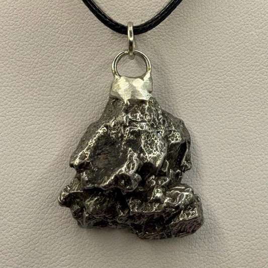 Beautiful Meteorite Campo del Cielo Pendant 18.24 grams, Astronomy Gift, Authentic Meteorite, Meteorite Jewelry, Meteorite Pendant, COA