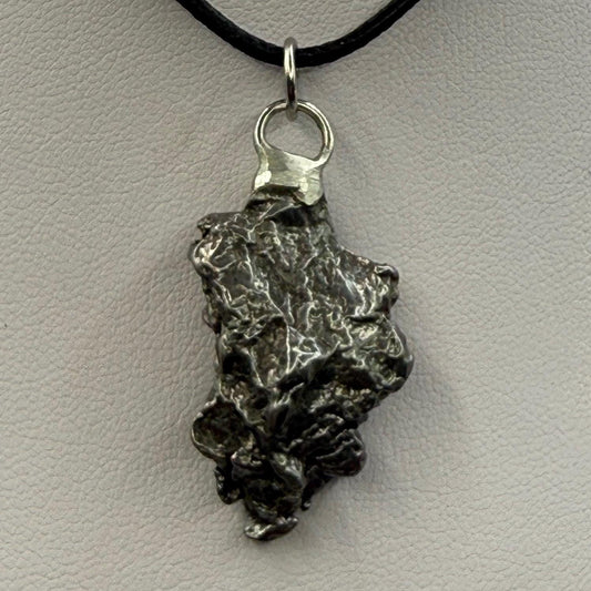 Beautiful Meteorite Pendant, Campo del Cielo, 10.81 grams, Astronomy Gift, Authentic Meteorite, Meteorite Jewelry, Meteorite Pendant, COA
