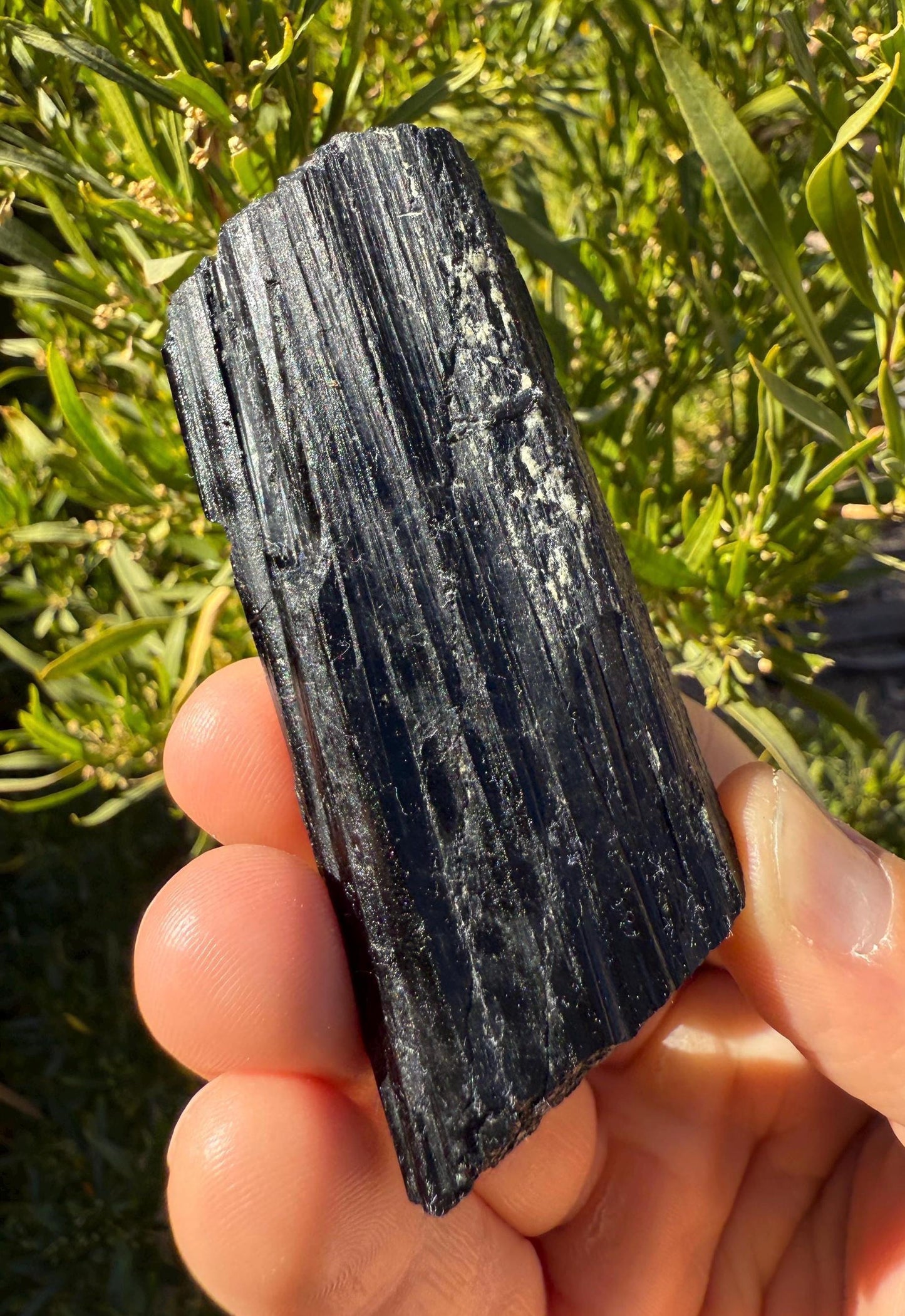 Black Tourmaline uncut natural stone, Psychic Protection, Rock Collection, Office Decor, Home Decor, 105.77 grams/3.7 ounces