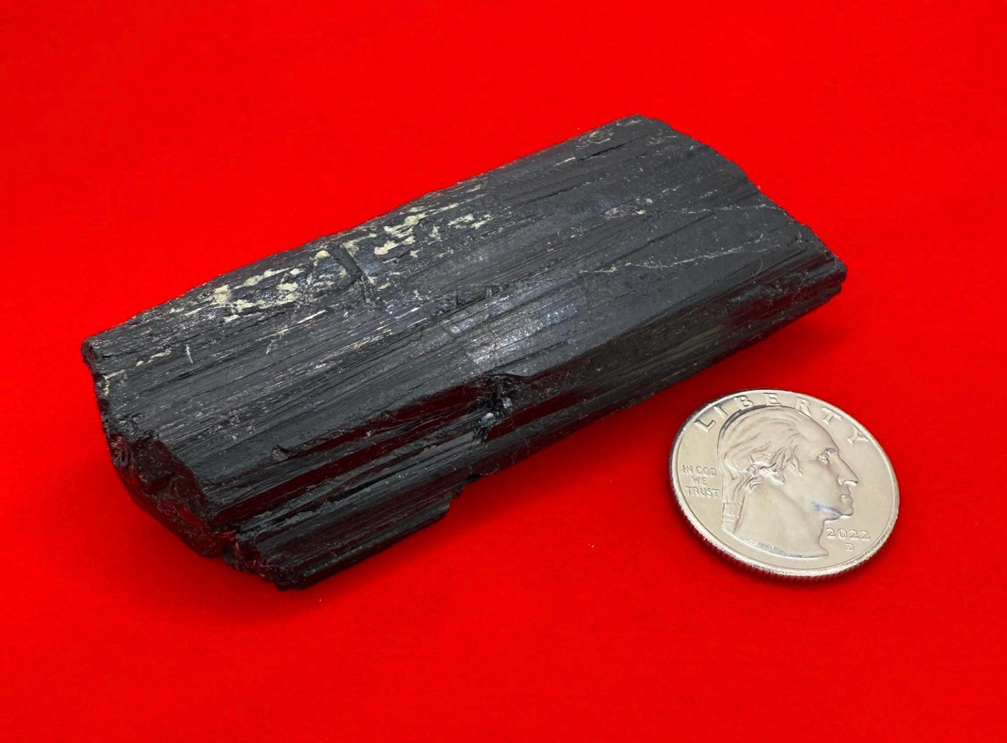 Black Tourmaline uncut natural stone, Psychic Protection, Rock Collection, Office Decor, Home Decor, 105.77 grams/3.7 ounces