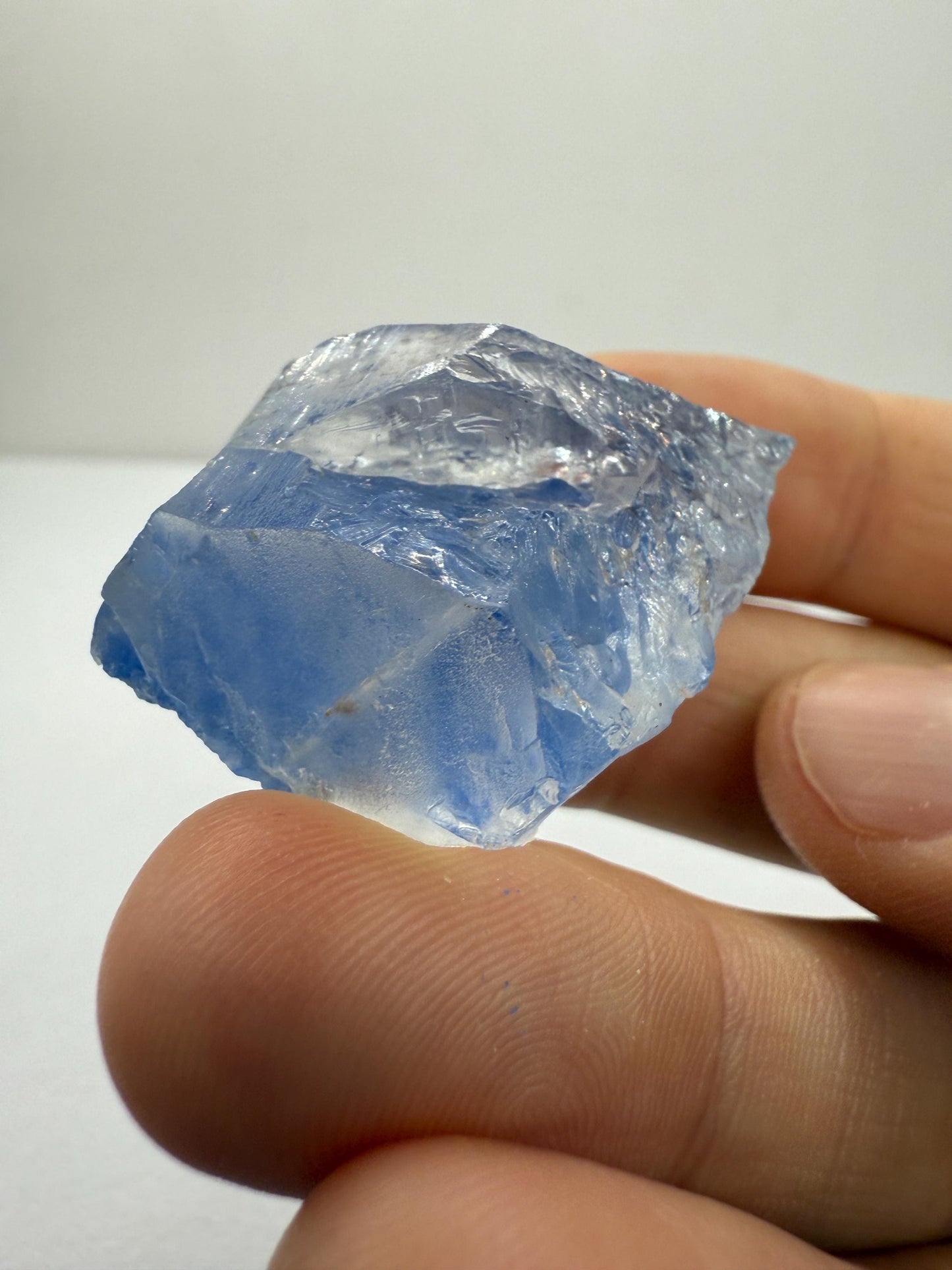 Rare Blue Dumortierite Crystal from Bahia, Brazil, Terminated– 23.70g/118.5ct, Gemstone for Collectors, Meditation, Reiki, Healing Decor