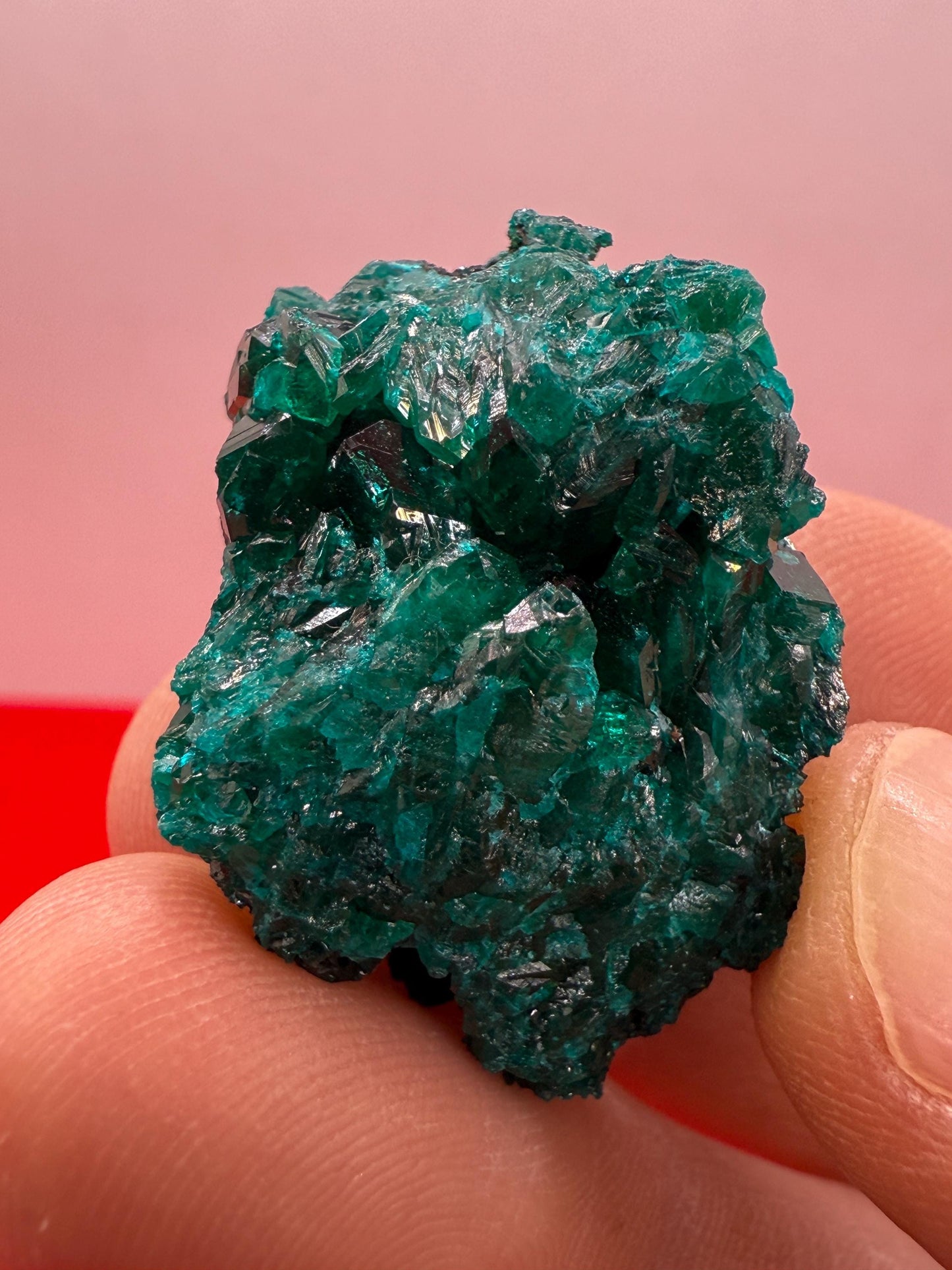 Dioptase, Dioptase Crystal, Deep Emerald Green Color, Authentic, Congo, Reiki, Heart Chakra, Compassion, Financial Abundance, 14.89 grams