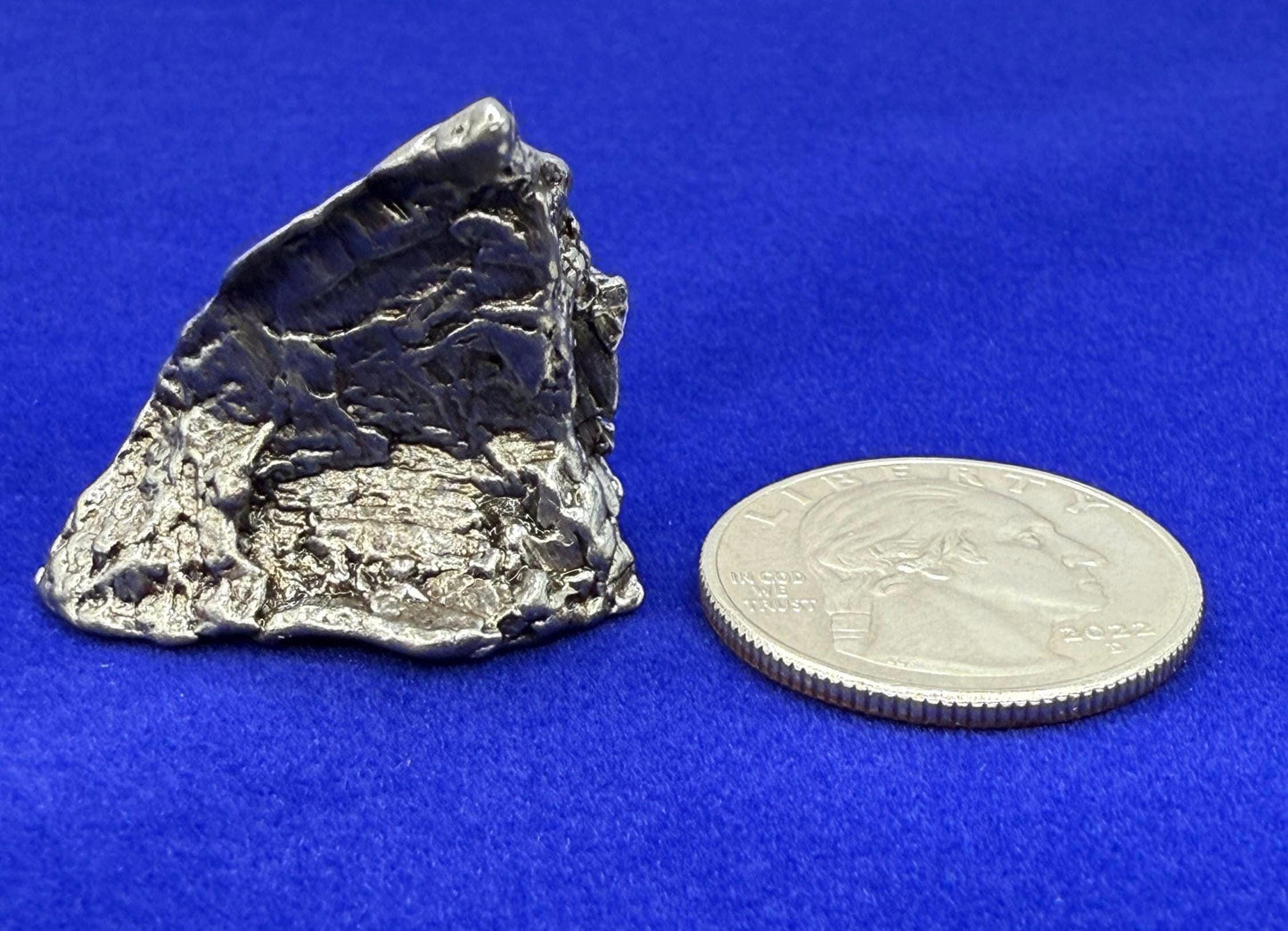 Beautiful Aletai Meteorite Specimen, 24.07 grams, COA, Meteorite Collection, Astronomy Gift, Authentic Iron Meteorite, Space Gift, Space