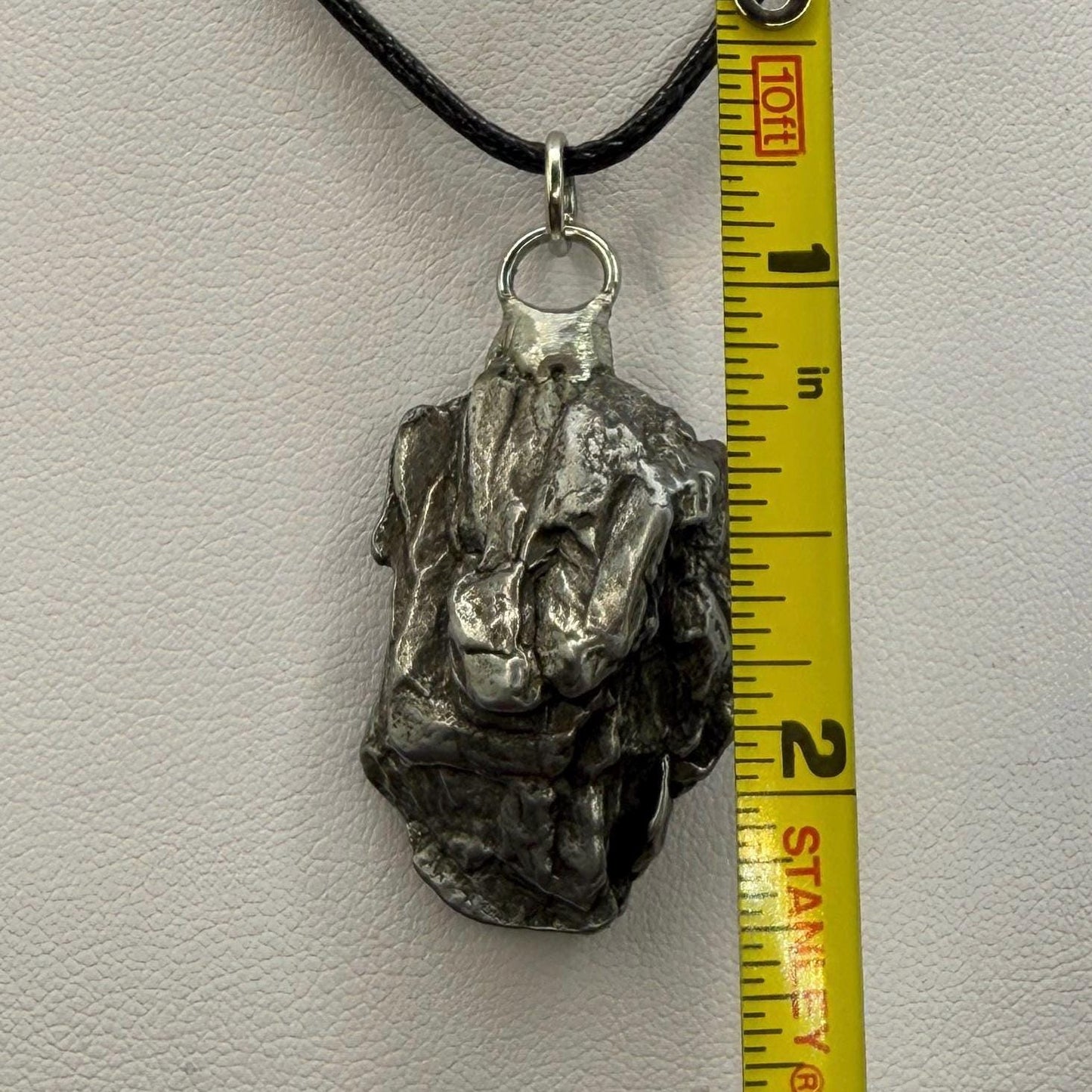 Beautiful Meteorite Campo del Cielo Pendant 19.08 grams, Astronomy Gift, Authentic Meteorite, Meteorite Jewelry, Meteorite Pendant, COA