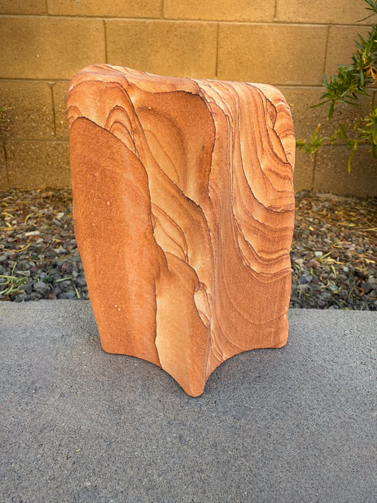 Beautiful Sandstone Sculpture from Kanab Utah, Natural, Shinarump, Sandstone, Sandstone Specimen, Rock Collection, 4 lbs 1.0 ounces