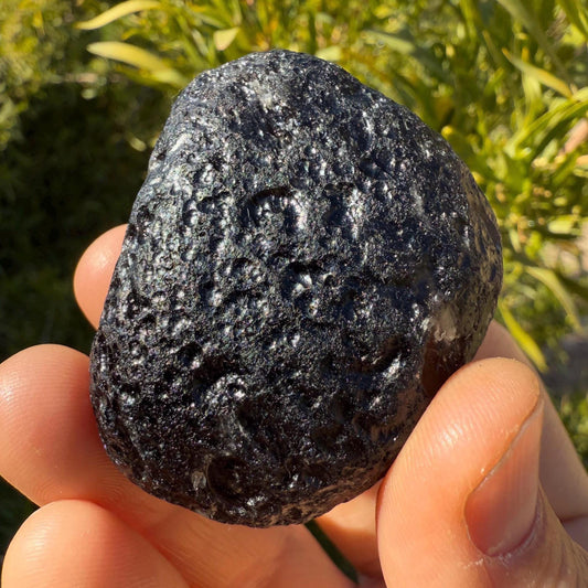Large Colombianite Specimen, Beautiful and Translucent, Shaman, Tektite, Pseudotektite, Obsidian, Healing Energy, Metaphysical, 80.33 grams