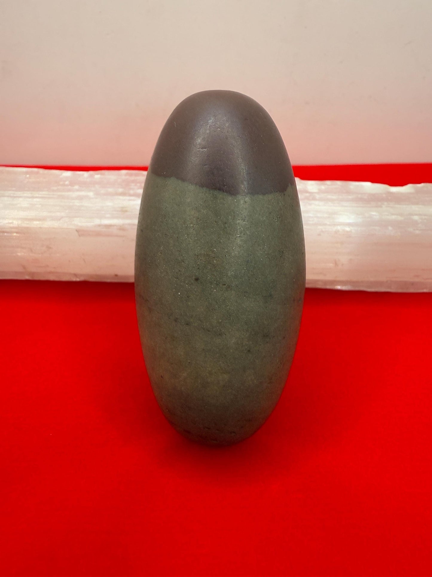 Beautiful Shiva Lingam, India, Hindu God, weighs 4.4 ounces, Shiva, Fertility Stone, Energy Work, Reiki, Rock Collection