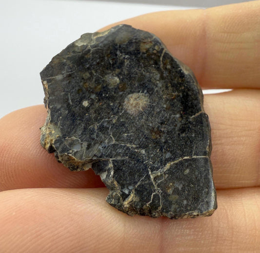NWA 11182 Moon/Lunar Slice, Moon Rock, Moon Meteorite, Lunar Feldspathic Breccia, Meteorite Collection, Space Gift, Astronomy Gift, 5.11g