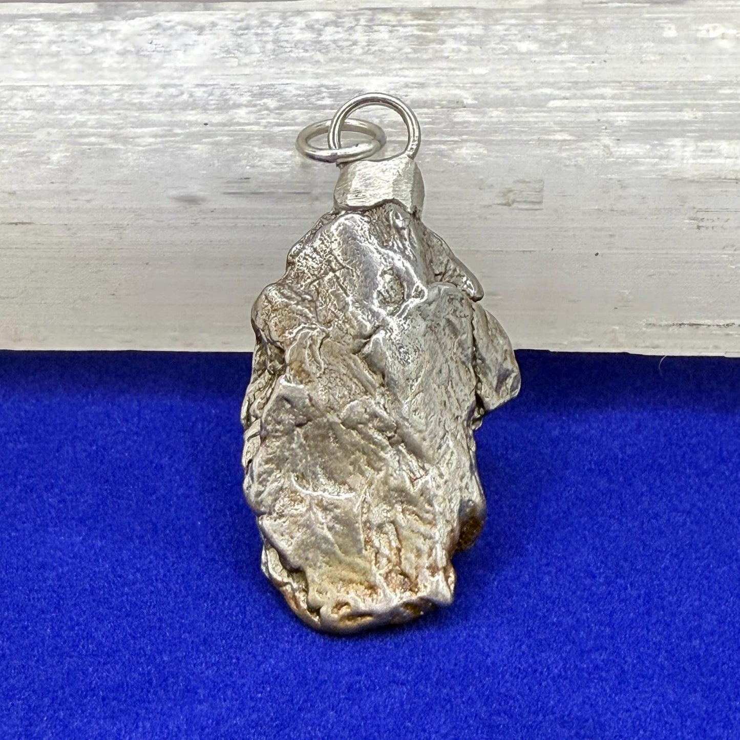 Beautiful Meteorite Campo del Cielo Pendant, 19.41 grams, Astronomy Gift, Authentic Meteorite, Meteorite Jewelry, Meteorite Pendant, COA