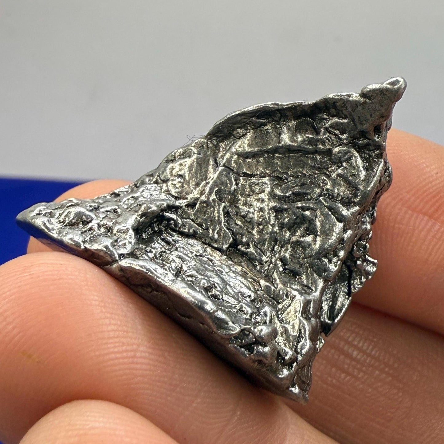 Beautiful Aletai Meteorite Specimen, 24.07 grams, COA, Meteorite Collection, Astronomy Gift, Authentic Iron Meteorite, Space Gift, Space