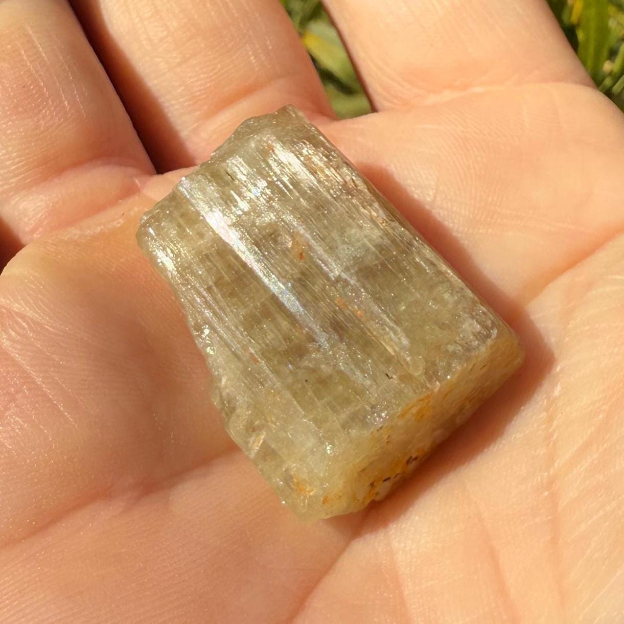 Beautiful Yellow Apatite, Imilchil Morocco, Apatite Crystal, Manifestation, Solar Plexus, Crystal Collection, 14.59 Grams/72.95 Carats