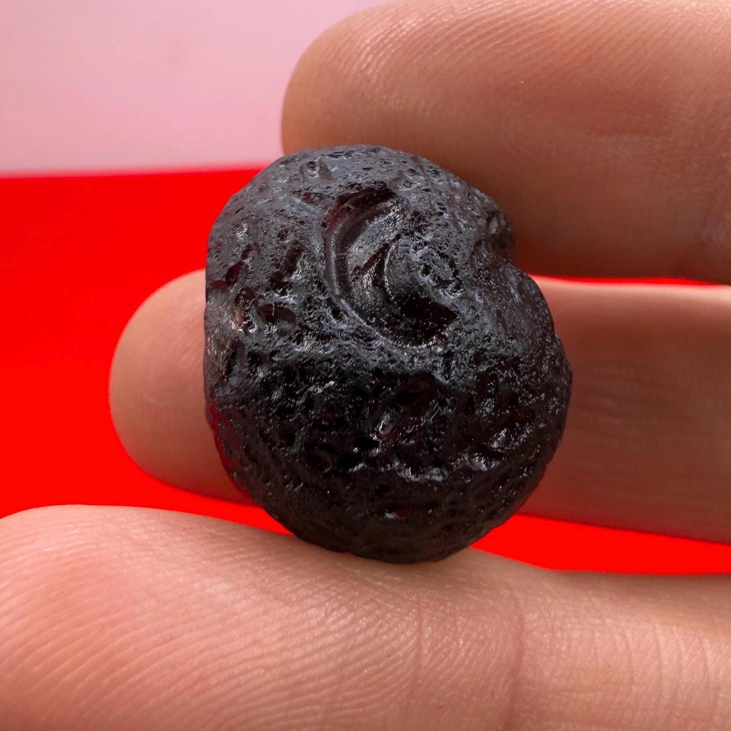 Colombianite Specimen, Beautiful and Translucent, Shamanic, Tektite, Pseudotektite, Obsidian, Healing Energy, Metaphysical, 8.66 grams