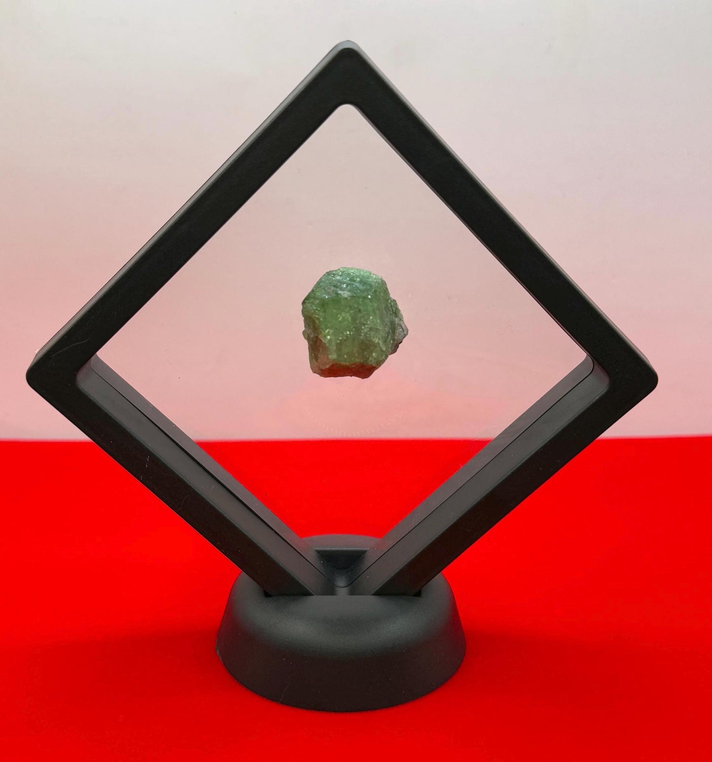 Rare Tsavorite Garnet, 12.40g/ 62ct, Mined in Madagascar, Vivid Green Crystal, Heart Chakra Collector’s Gem, Natural Raw Garnet