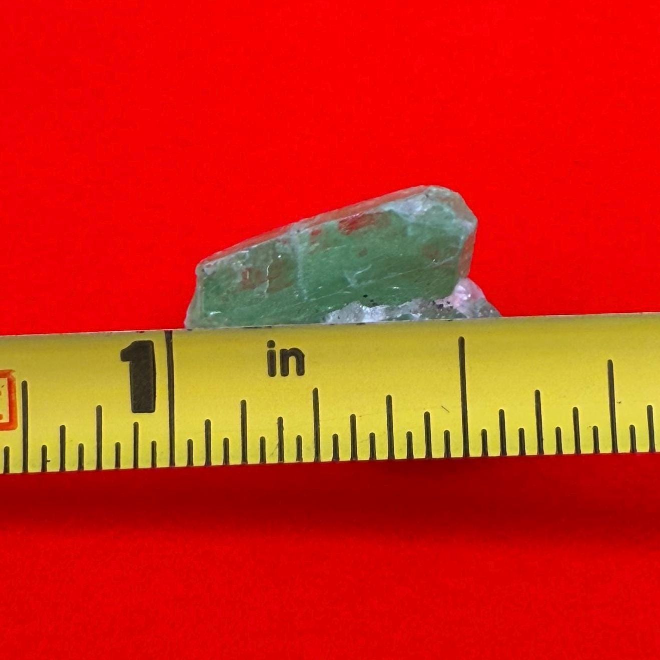 Rare Tsavorite Garnet, 1.73g/ 8.65ct, Mined in Madagascar, Vivid Green Crystal, Heart Chakra Collector’s Gem, Natural Raw Garnet