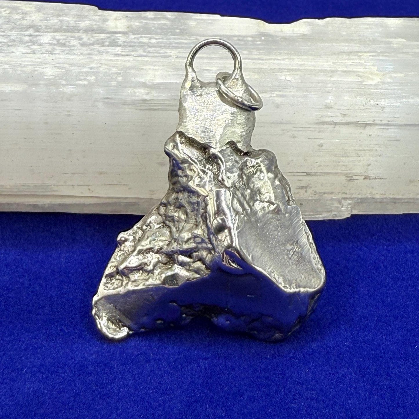 Beautiful Aletai Meteorite Pendant, 22.88 grams, Astronomy Gift, Authentic Meteorite, Meteorite Jewelry, Meteorite Pendant, COA, Space Gift